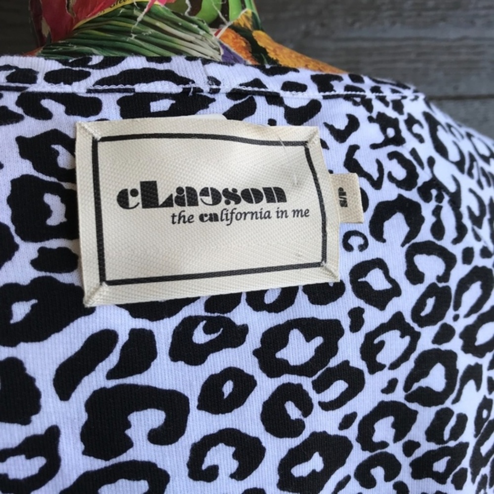 Reversible cLaeson Cheetah Leopard Raw Edge REVOLV - Picture 8 of 8